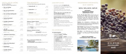 Weinpreisliste Potpourri 2026